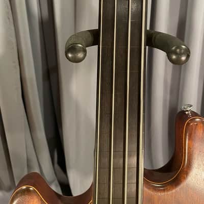 Wal Custom 1983 MKI Mark1 Fretless Bass Left Handed With Flamed Hydua Facings (Original Owner) image 19