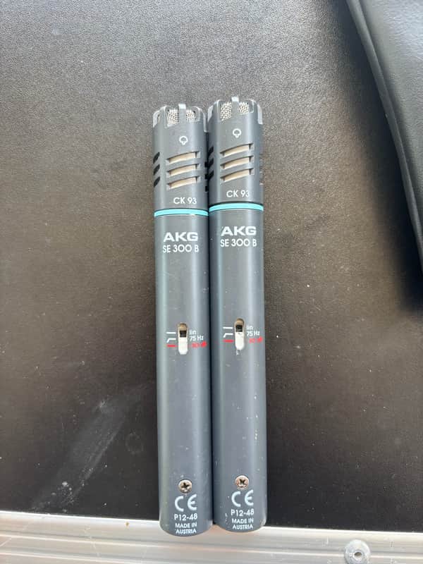 AKG SE300B + CK93 Hypercardioid Condenser Microphone Stereo Pair – Made in Austria image 1
