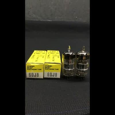 GREAT NOS MATCHED PAIR SYLVANIA 6DJ8 ECC88 Vintage Audio VACUUM TUBES 10.9882 image 3