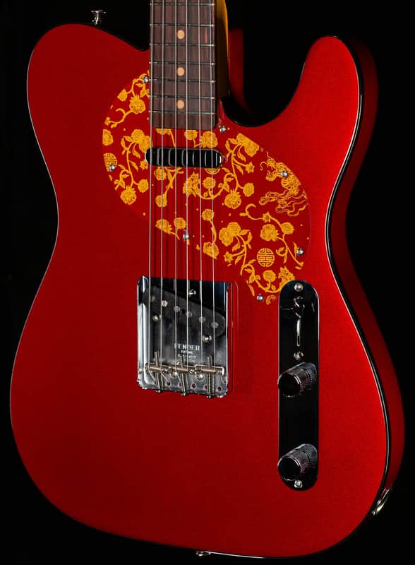 Fender Limited Edition Raphael Saadiq Telecaster, Rosewood Fingerboard, Dark Metallic Red (168) image 1