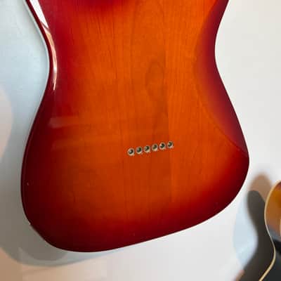 1995–96 Fender Japan TL-90D Foto Flame Deluxe Telecaster — Transparent Cherry — FujiGen MIJ image 4