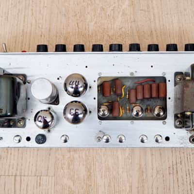 1971 Oliver B200 Duoflex Vintage Bass Amp Head 7027 Ampeg USA, Powerflex image 13