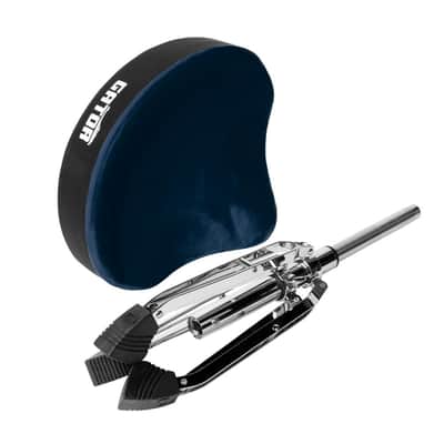 Gator Air Glide Drum Throne Saddle Seat, Blue image 20