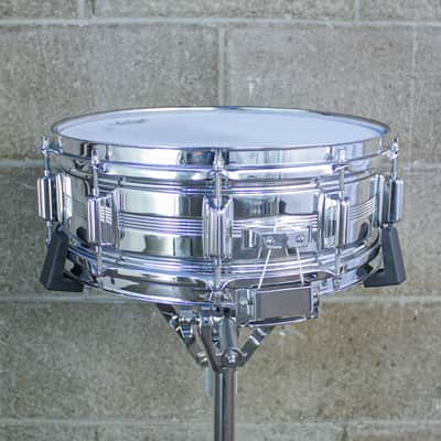 Rogers 1960's Era 5" x 14" Dynasonic 5 Line COB Snare Drum image 3