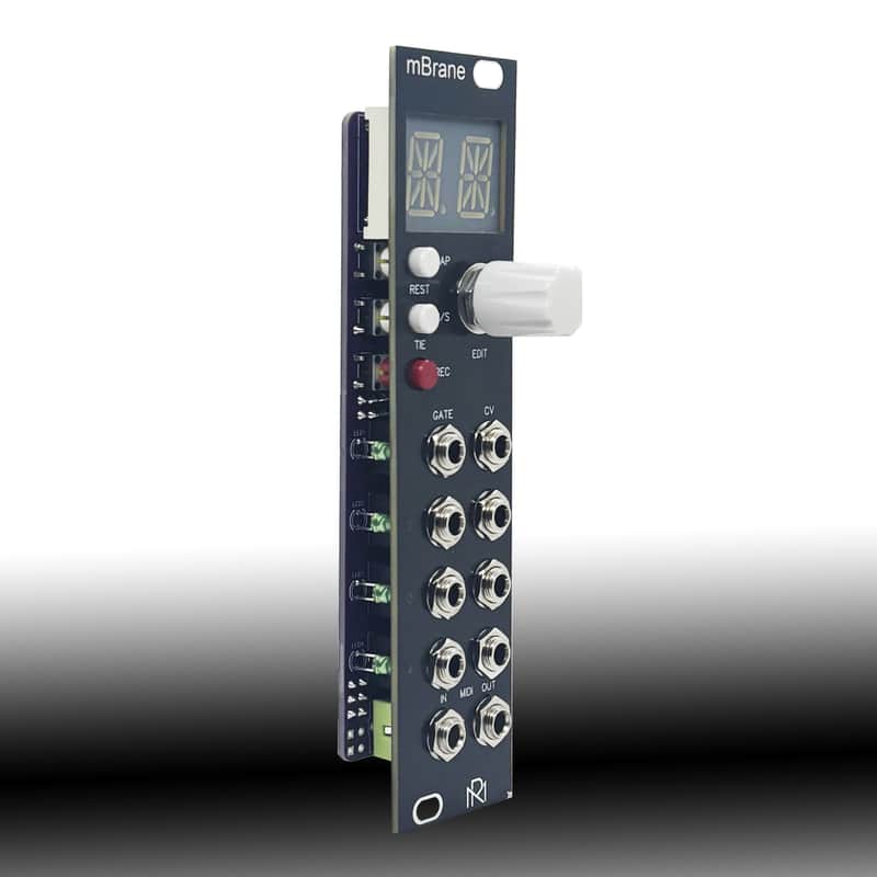 mBrane /// Mutable Instruments Eurorack Module /// Yarns Clone /// Black Panel image 1