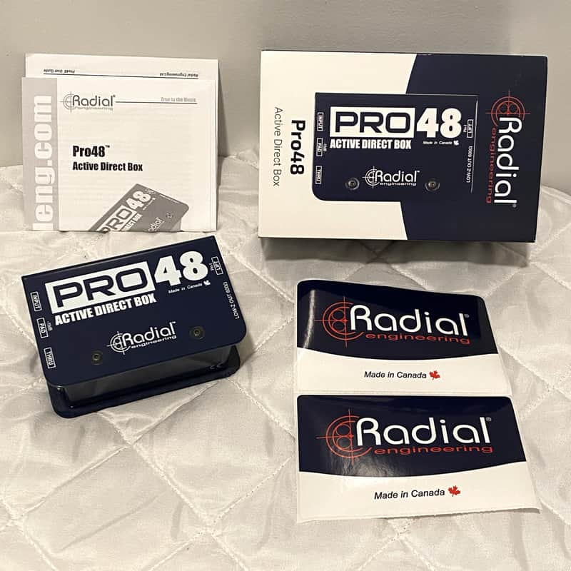 Radial Pro48 Active Direct Box 2015 - Blue | Reverb