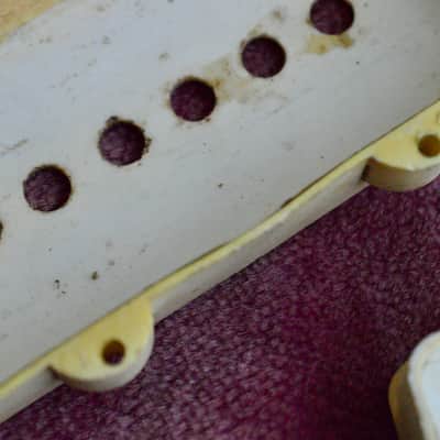 Vintage 1959 Fender PRE-CBS Jazzmaster Pickup Covers 1958 1960 Cover Set image 12