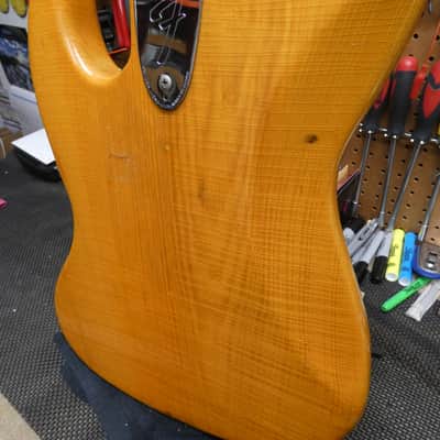 Fender Jazz Bass 1975 - Natural - Ash Body image 12