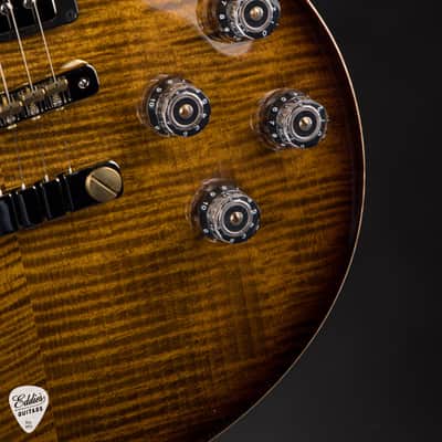PRS Eddie's Guitars Wood Library McCarty 594 Singlecut Brazilian/Rosewood Neck - Black Gold Burst image 14