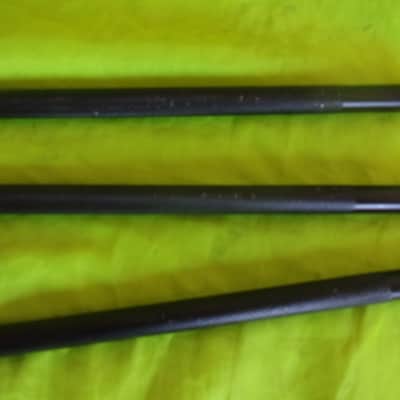 Ludwig Questlove lot of 3 Floor Tom Legs black / ebony with scuffs scratches image 4