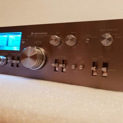 Fully Restored Kenwood KA-9800 (KA-8300 Variant) 80WPC Stereo Integrated Amplifier - Cool/Unique Blackface Kenwood, International Voltage Options, Amazing Performance! image 2