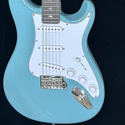 PRS SE Silver Sky 2022 - Present - Stone Blue + Upgraded Tuners image 1