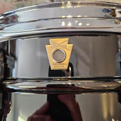 Ludwig Black Beauty 14x5" Nickel Over Brass 8-Lug Snare image 3