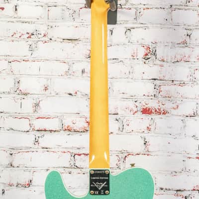 Fender - Custom Shop 1960 Telecaster Custom Journeyman - Electric Guitar - Seafoam Green Sparkle - w/ Hardshell Case - x9575 image 9