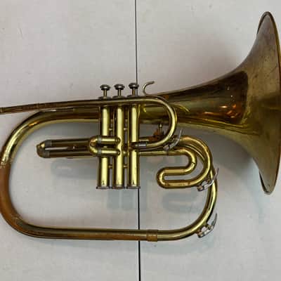 Blessing M-400 Mellophone — Lacquered Brass, Hard Case + Accessories image 6