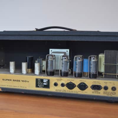Marshall JCM 800 Bass Series MKII 100-Watt Head 1982 image 21