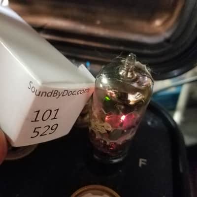 Amperex 6DJ8 tNOS AT1000 TESTED Vacuum Tube Heerlen Large Halo Getter GA3 GA4 GA6 GA7 Bugle Boy T3 ECC88 dual triode 1959-1962 image 4