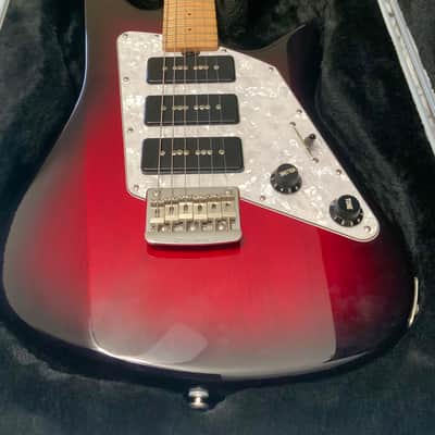 Ernie Ball Music Man 2014 Albert Lee Signature SSS P90’s / MM90’s Hard Tail Cherry Burst image 3
