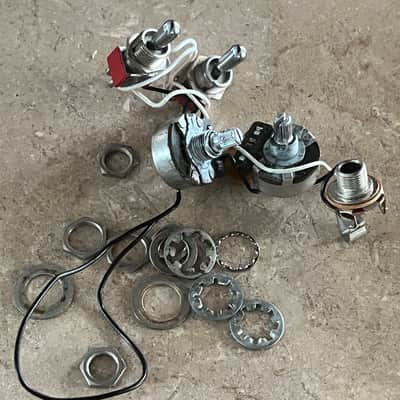 1980 set Fender Lead I II guitar pots harness switches image 1