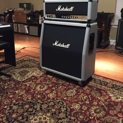 Marshall Silver Jubilee 2555X Reissue 2-Channel 100-Watt Guitar Amp HEAD & MATCHING 4X12 CAB 2015 - Present - Silver image 1