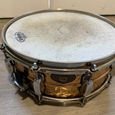 Tama Hand Hammered 14in Snare 1990 - Bronze/Brass image 7