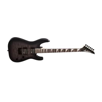 Jackson JS Series Dinky Arch Top JS32Q DKA HT 6-String Electric Guitar with Amaranth Fingerboard (Right-Handed, Transparent Black Burst) image 4