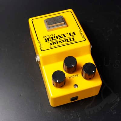 Maxon FL-302 Flanger 1980s - Yellow image 5
