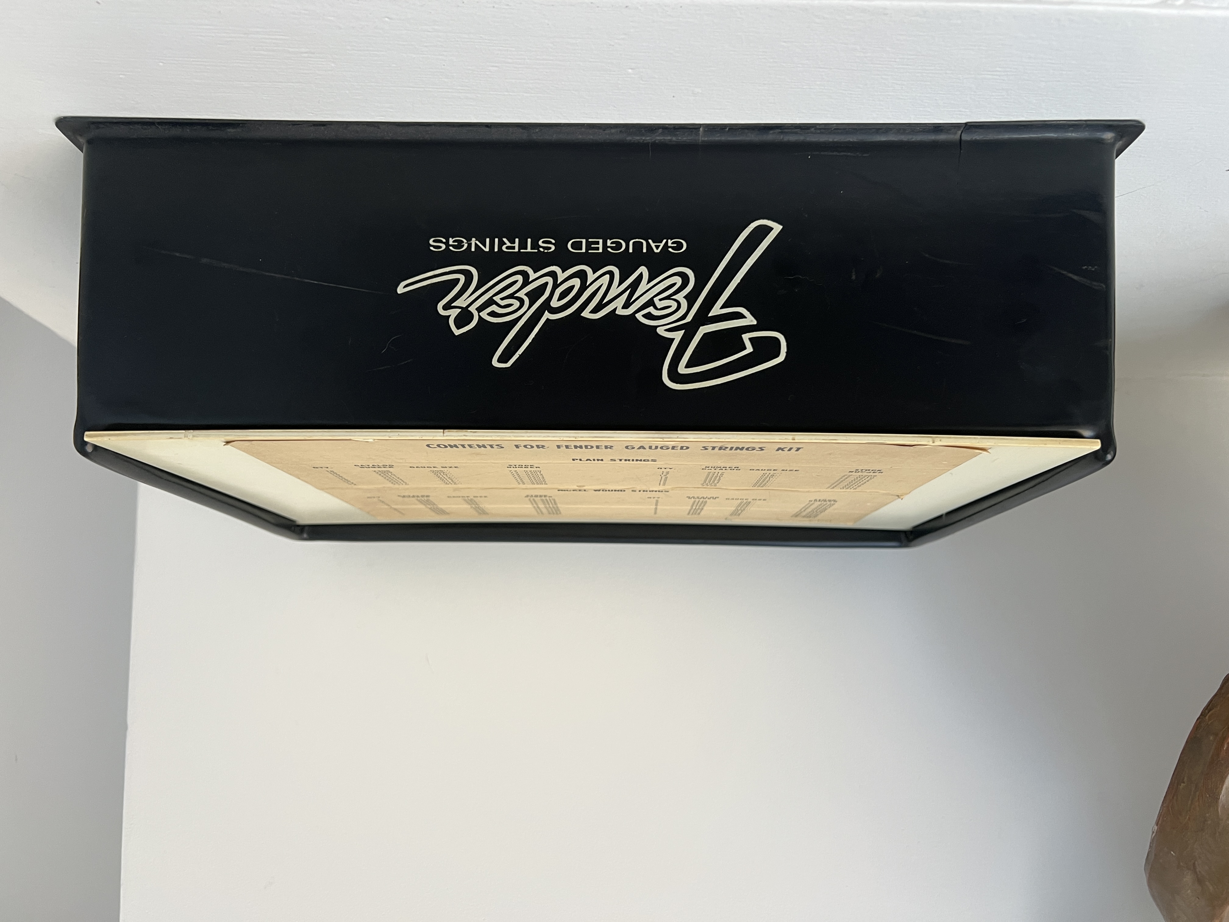 1970’s Fender Dealer Strings Display Rare Vintage Collector Stratocaster Telecaster Case Candy Jazz Bass Jaguar Jazzmaster