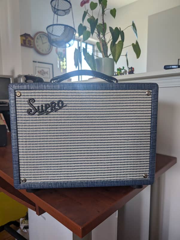 Supro '64 Reverb 5-Watt 1x8" Guitar Combo 2017 - Present - Blue Rhino image 1