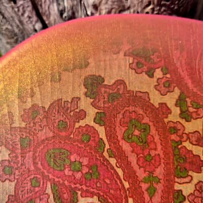 Pink Paisley Tele Body, Aged, Nitro , Alder image 5