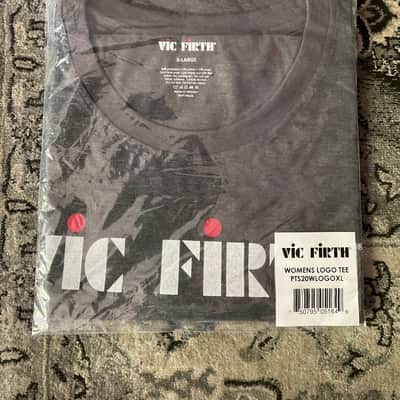 Mint Vic Firth Women's Logo T-Shirt X-Large Gray image 2