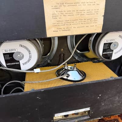 Vintage 1962 Selmer Truvoice Twin Selectortone 2x12 Valve Amplifier Combo 1960s image 13