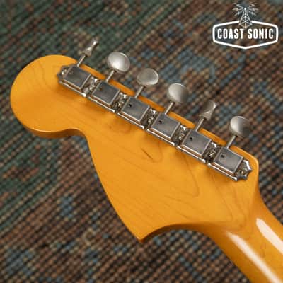 2010 Fender '69 Mustang Reissue Made in Japan - Red w/ Matching Headstock image 13