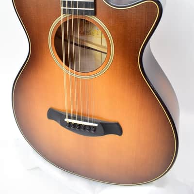 2020 Taylor 652ce Builder's Edition 12-String Grand Concert Acoustic Electric Guitar, Wild Honey Burst w/ Case image 4