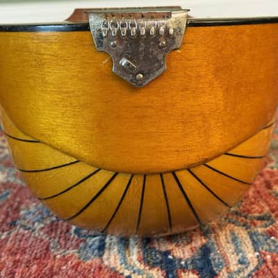 Antique Lignatone Czechoslovakian Bowl Back Mandolin c1940s image 21