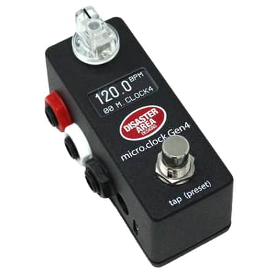 Disaster Area Designs micro.CLOCK Gen 4 MIDI Tap Tempo and Clock Source Pedal image 2