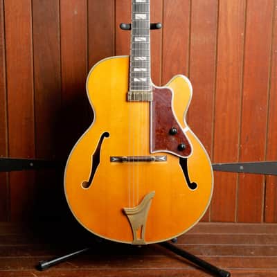 Aria Pro II FA-03 Natural Archtop Hollowbody Electric Guitar Pre-Owned image 2