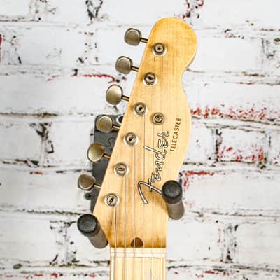 Fender - Custom Shop 1954 Journeyman Relic® Telecaster® Electric Guitar - 1-Piece Rift Sawn Maple Neck Fingerboard - Aged Nocaster® Blonde - with Deluxe Hardshell Case - x7541 (9236091068-1) image 5