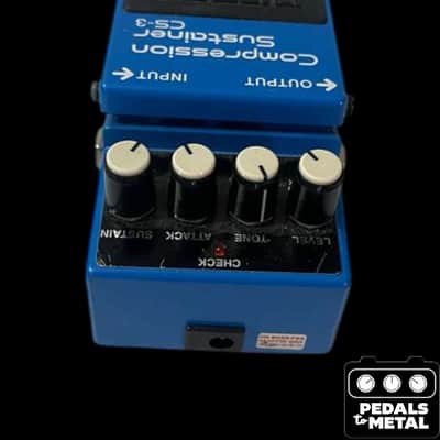 Boss CS-3 Compression Sustainer (Black Label) 1986 - 1992 - Blue - X18676 image 3