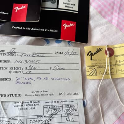 Fender MIJ JB-62 Foto Flame Jazz Bass + Documention 1994 - 1996 - Natural image 4