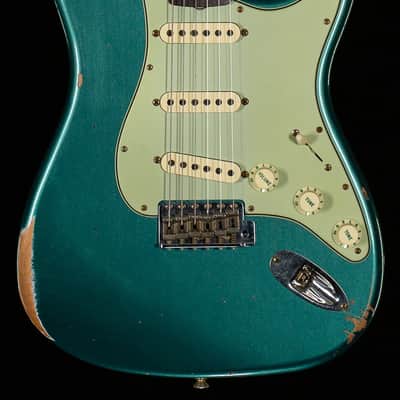 Fender Custom Shop Willcutt True '62 Stratocaster Relic Sherwood Green Metallic '59 C (028) image 3