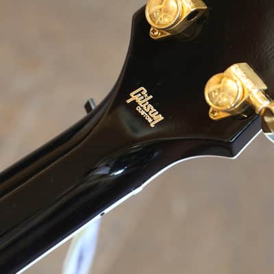 2016 Gibson Custom Shop Les Paul Custom Electric Guitar Black Ebony + COA OHSC image 19