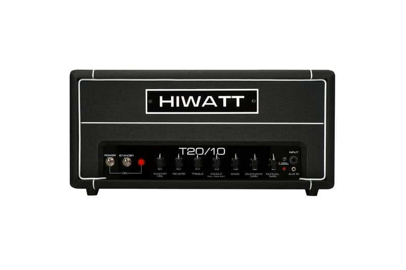 Hiwatt TB20/10 2-Channel Electric Guitar Amplifier Head with Spring Reverb, 20 Watts, TB2010H imagen 1