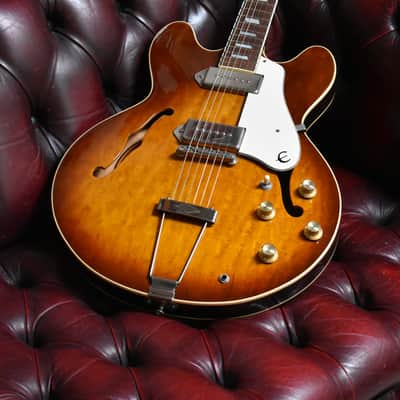 1987 Epiphone Casino Violin Burst, Made in Japan Terada Factory, MIJ, Pre-Elitist image 6