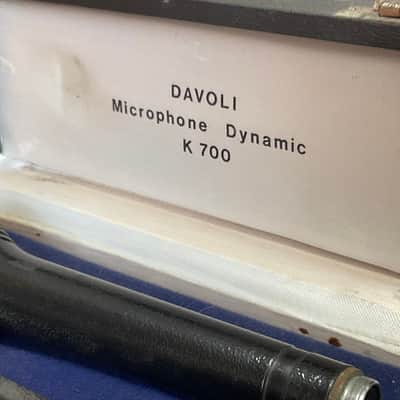 Davoli K700 microphone dynamic vintage image 9