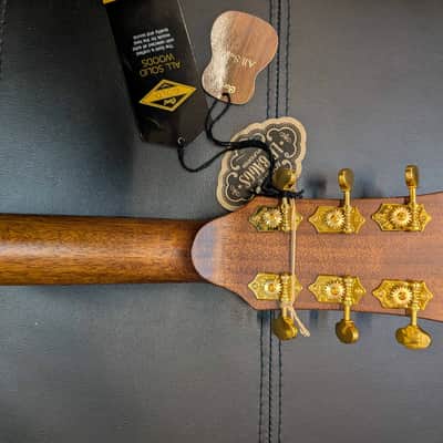 Cort Gold DC-6 Acoustic Electric Guitar - Natural Gloss image 9