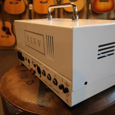 Revv Amplification D20  20/4-Watt Amp Head White + Case image 5