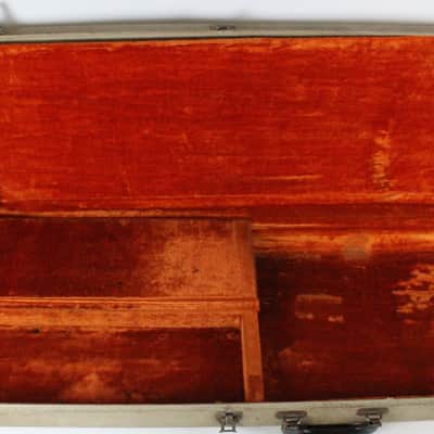 1959-1963 Fender Jazzmaster Jaguar Original Blonde Tolex Hardshell Case Pre-CBS USA 1960 1961 1962 image 9