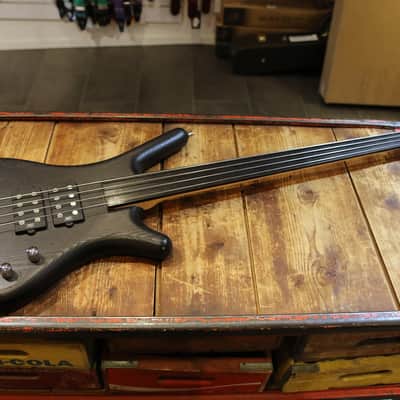 Warwick RockBass Corvette $$ Fretless with Passive Electronics 2010s - Nirvana Black image 2