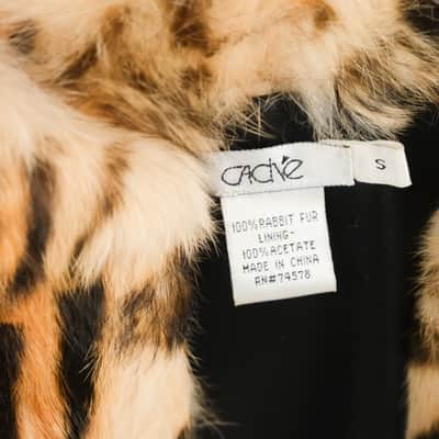 Cadie Leopard Rabbit Fur Jacket Owned by Sheila E. image 2